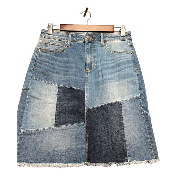 DriftWood Classic Fit Saudi Block Dinim Skirt - Picture 3 of 9